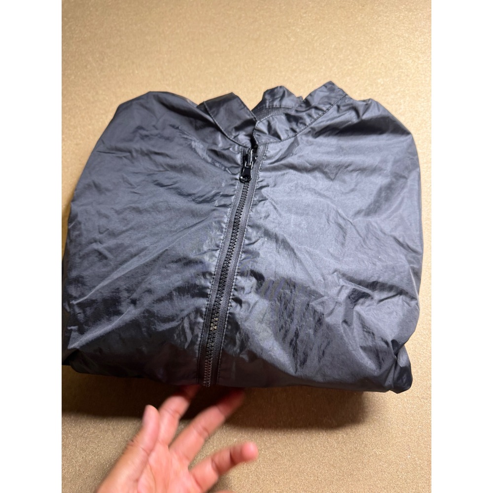 BILT Motorcycle Rain Jacket Liner Mens XL Black Full Zip Mesh Lined Packable
